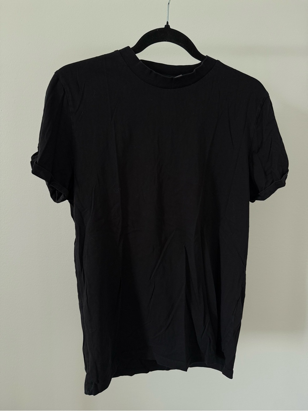 ASOS Black Short Sleeve Crewneck Tee - Men's